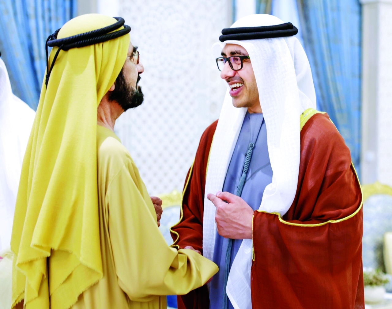 "محمد بن راشد في حديث مع عبد الله بن زايد"
