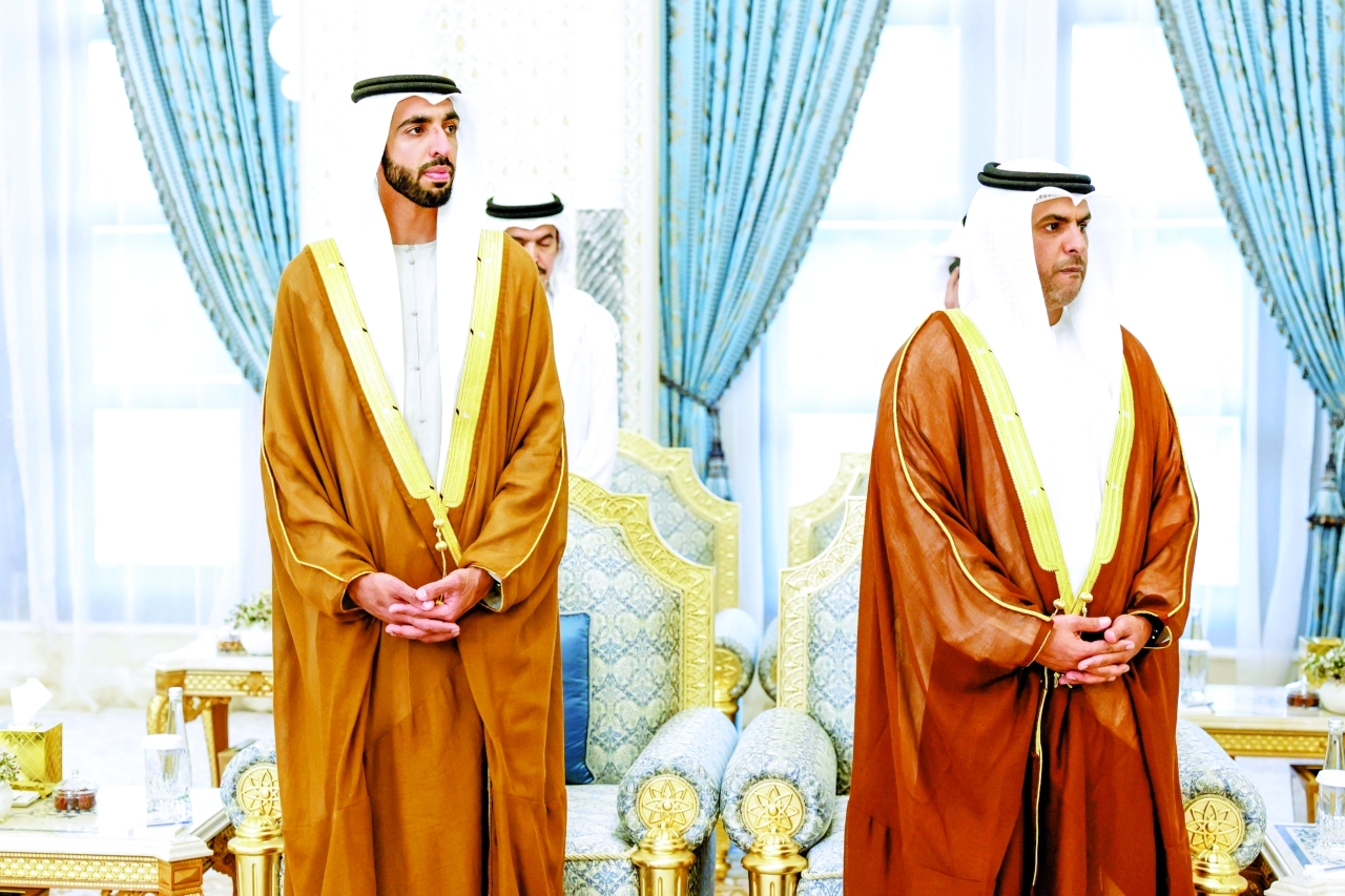 "شخبوط بن نهيان آل نهيان وعبد الله النعيمي"