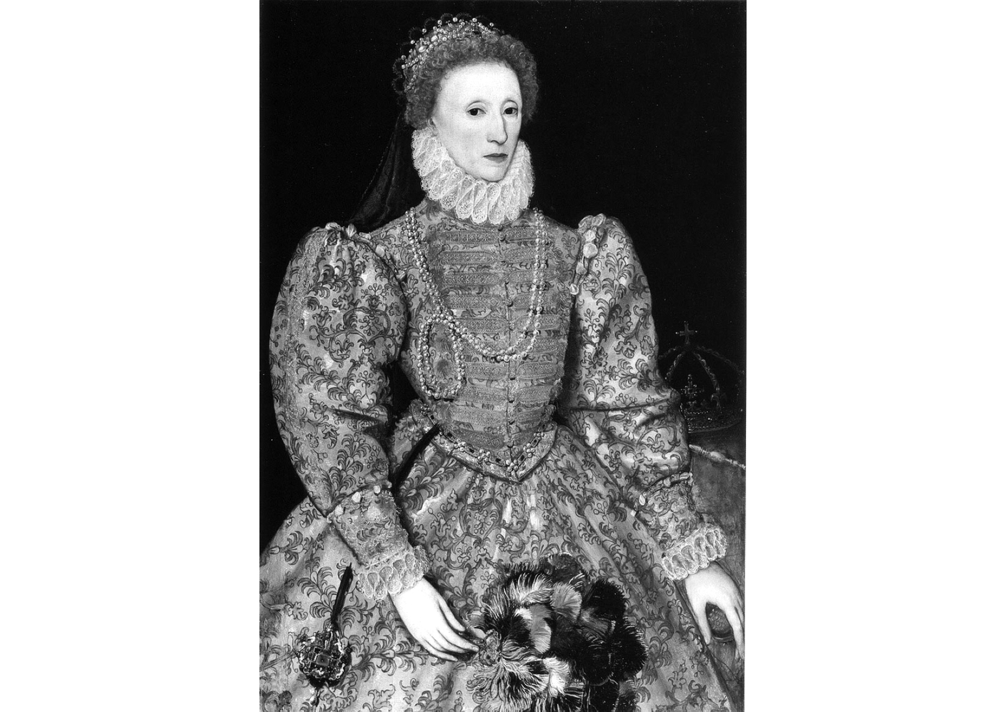 "1559 تنصيب الملكة إليزابيث الأولى ملكة على بريطانيا بكنيسة ويستمنسر في لندن."