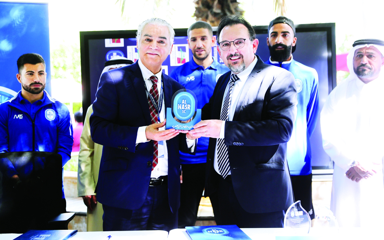 "خلال توقيع اتفاقية الشراكة | البيان"