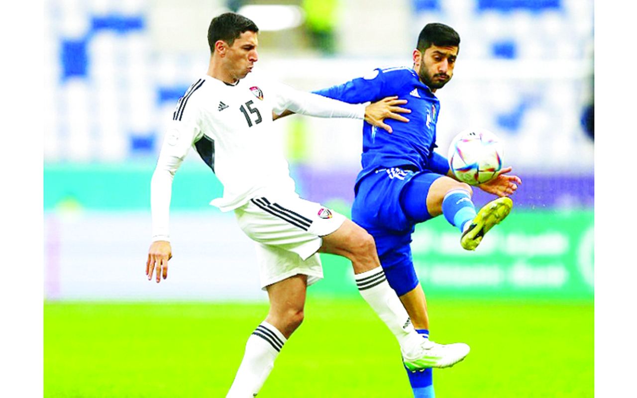 "تيغالي خلال مباراة سابقة لـ«الأبيض» | البيان"