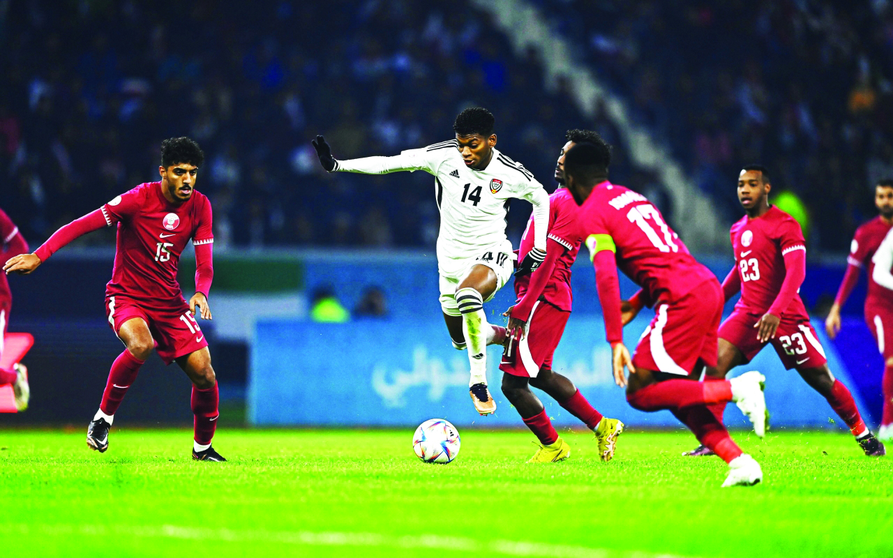 "من مباراة منتخبنا وقطر | من المصدر"