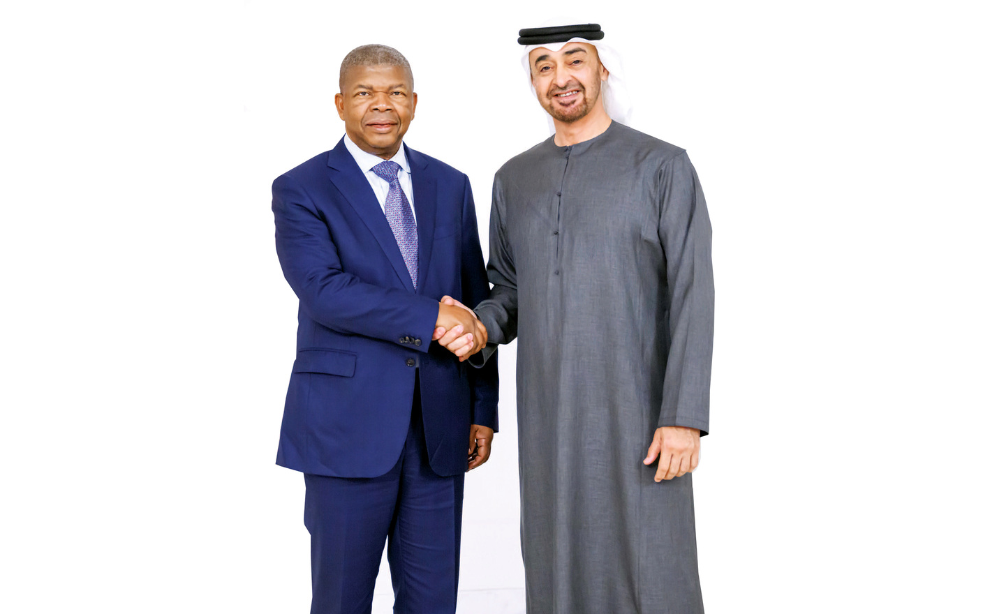 "رئيس الدولة ورئيس أنغولا خلال المباحثات | وام"