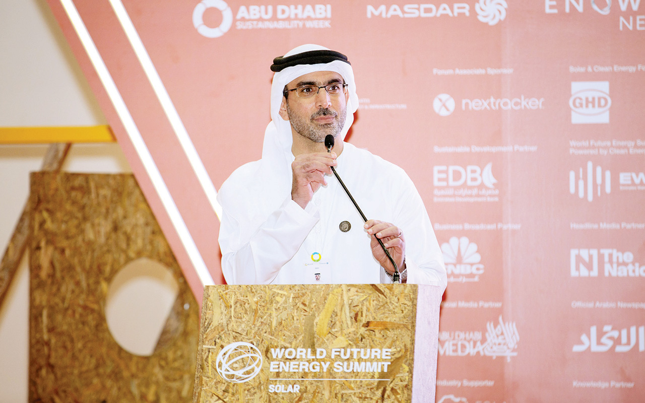 "شريف العلماء متحدثاً خلال افتتاح الحدث | من المصدر"