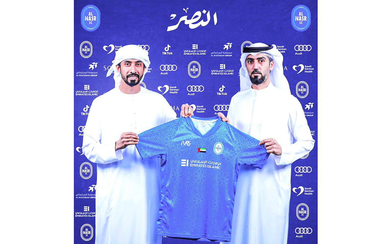 "برغش وعلي عباس يحملان قميص النصر | البيان"