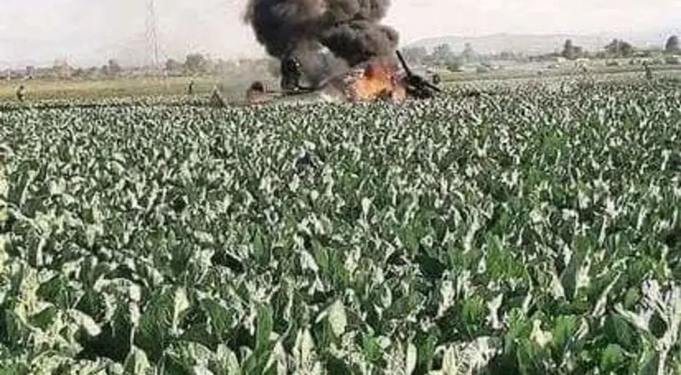 وفاة 3 جنود في تحطم طائرة عسكرية بالجزائر