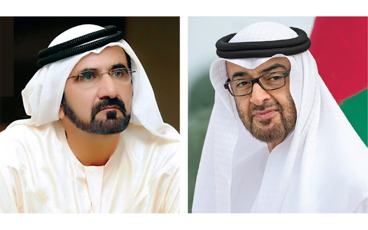 محمد بن زايد ومحمد بن راشد يهنئان رئيسة الهند بذكرى يوم الجمهورية