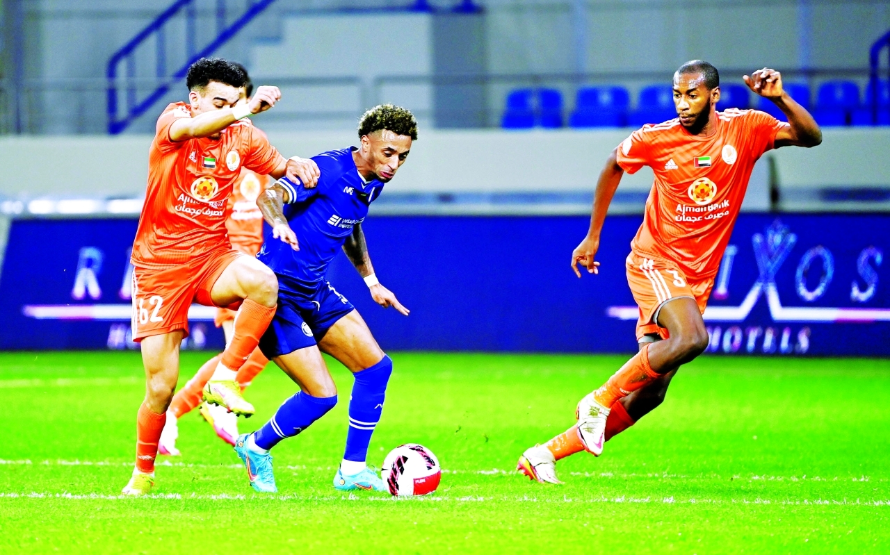 "من مباراة سابقة بين النصر وعجمان | أرشيفية"