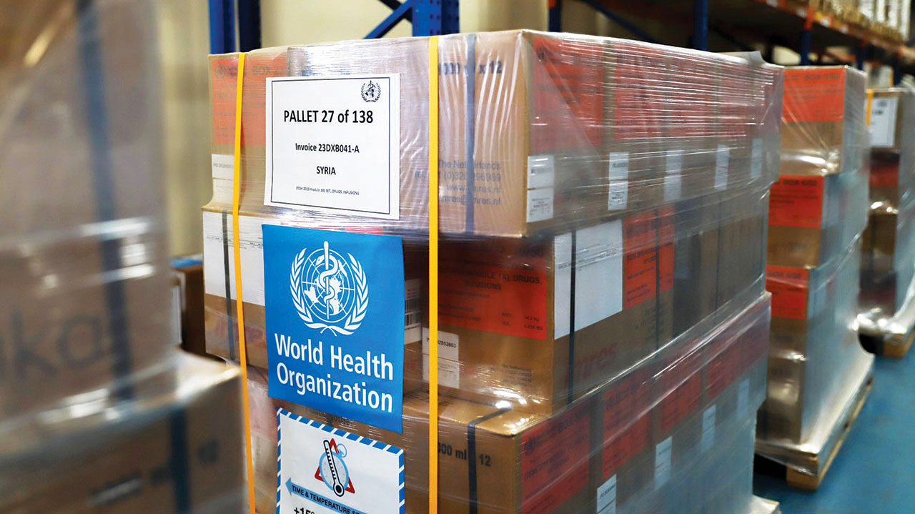 "المساعدات الإغاثية تحتوي على المستلزمات الطبية الضرورية في حالات الطوارئ | من المصدر"