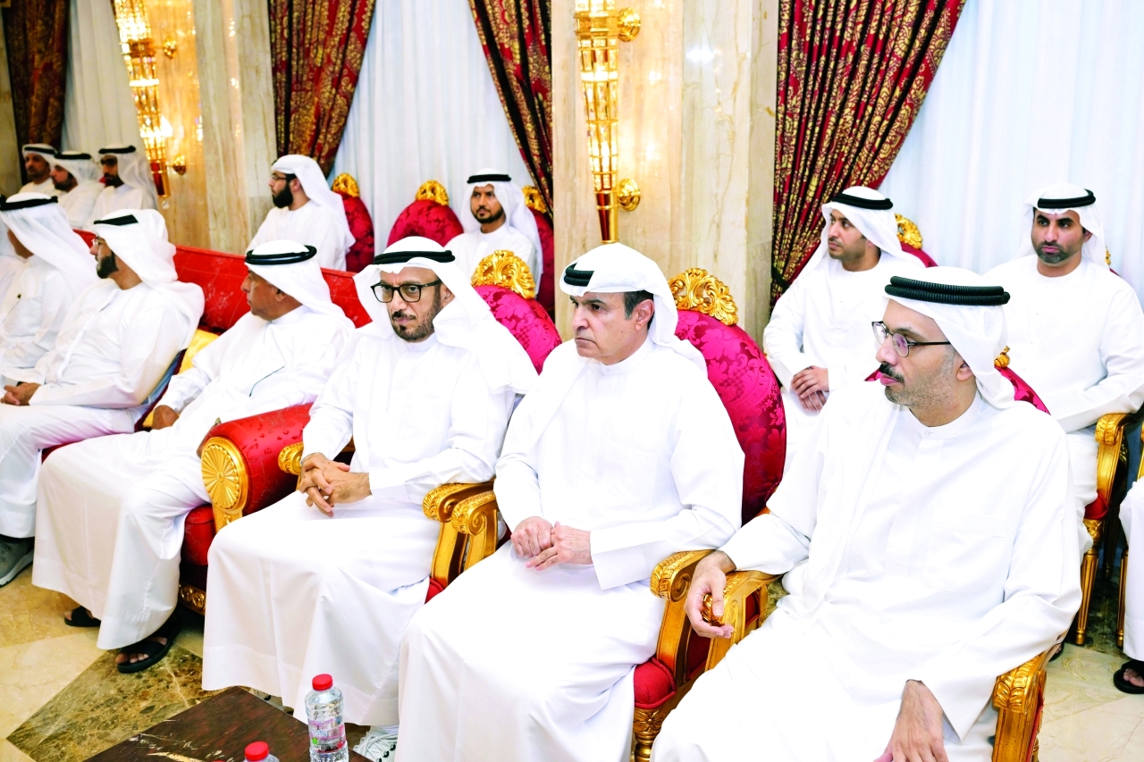 "محمد المري وسامي القمزي والحضور"