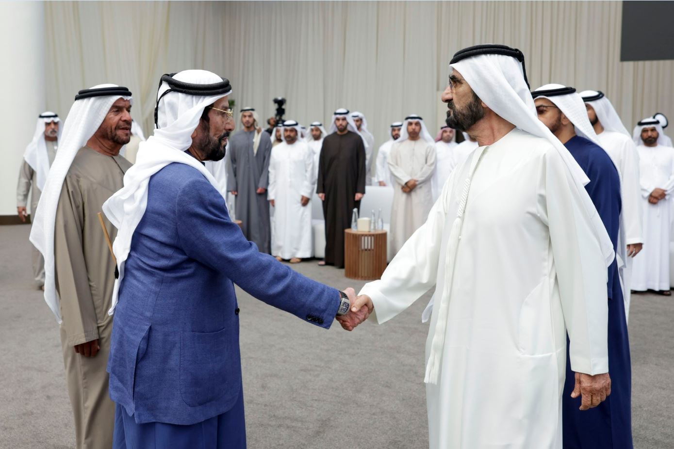 "سموه وطحنون وسرور بن محمد"