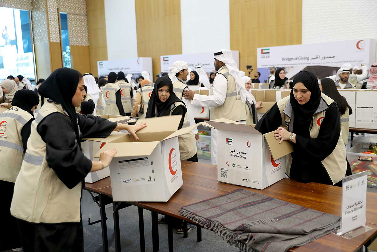 جسور الخير.. سباق إنساني لإغاثة المتضررين من الزلزال