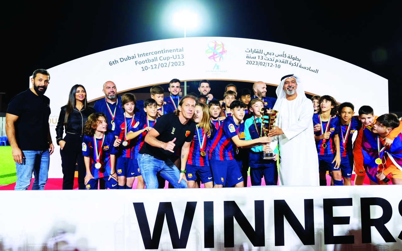 برشلونة بطل «كأس دبي للقارات» تحت 13 سنة