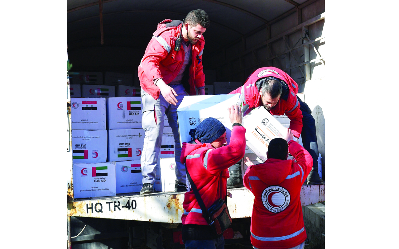 "المساعدات الإماراتية خففت معاناة المتضررين"