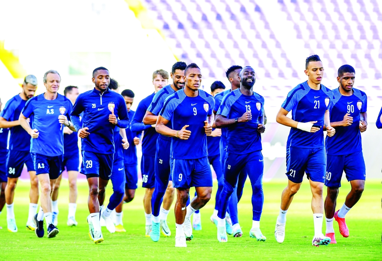 "من تدريبات العين استعداداً لمواجهة الشارقة | البيان"