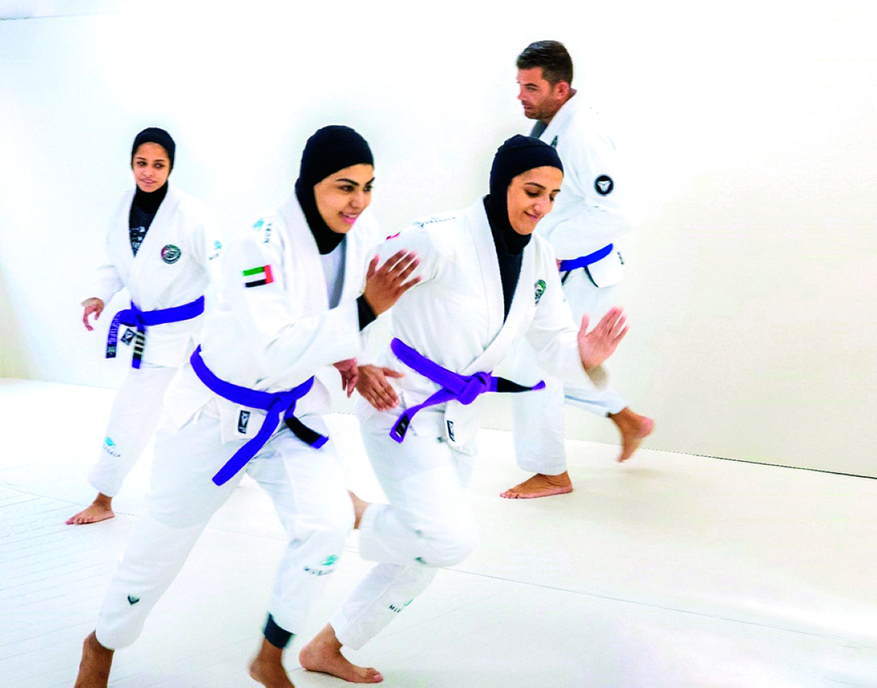 "جانب من تدريبات منتخبنا للجوجيتسو | البيان"