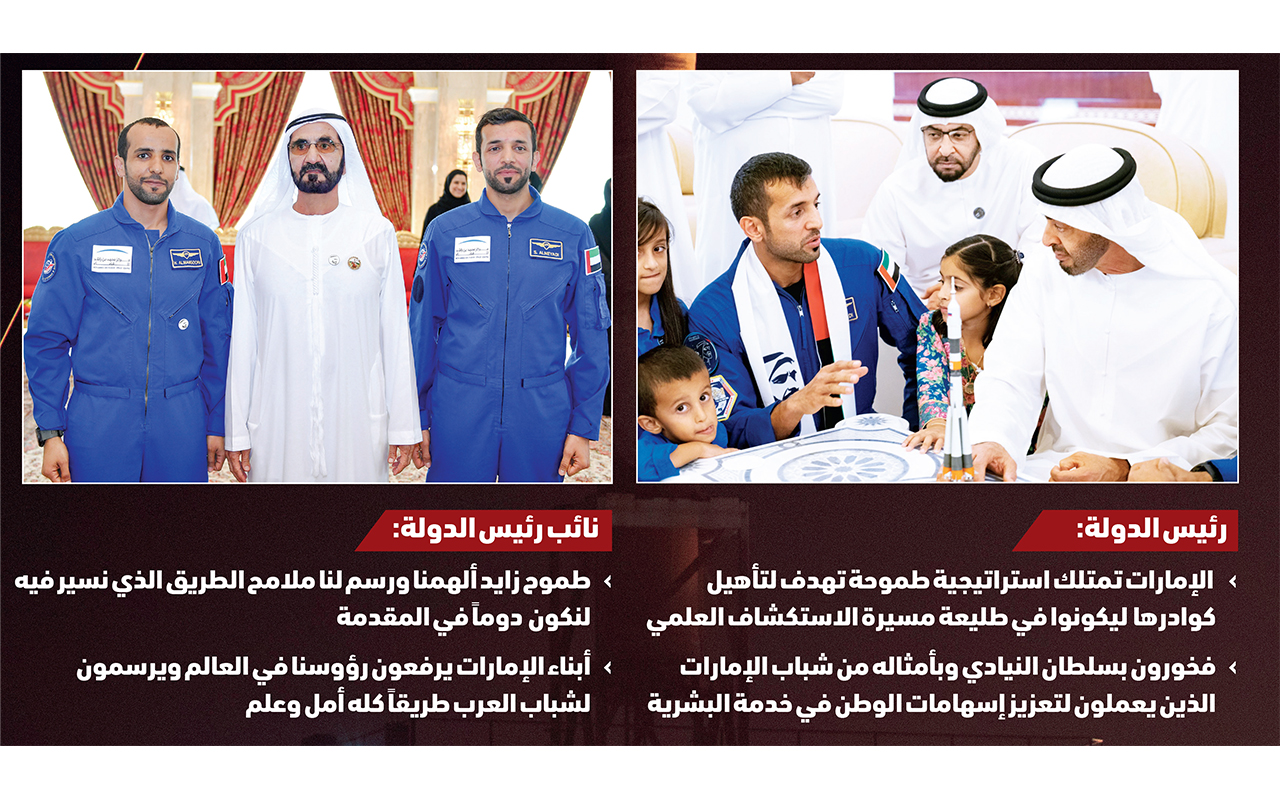 «طموح زايد 2» يعانق الفضاء