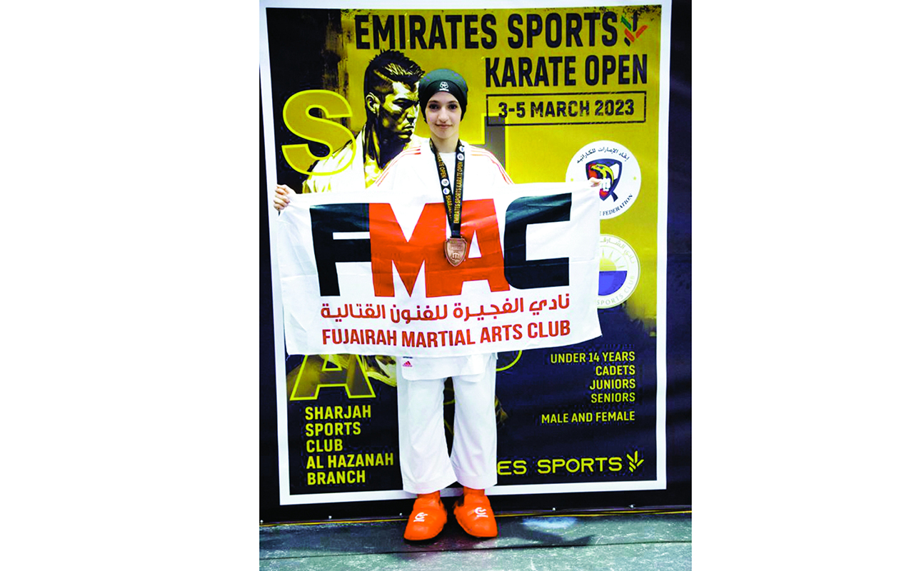 "بطلة الفجيرة على منصة التتويج | البيان"