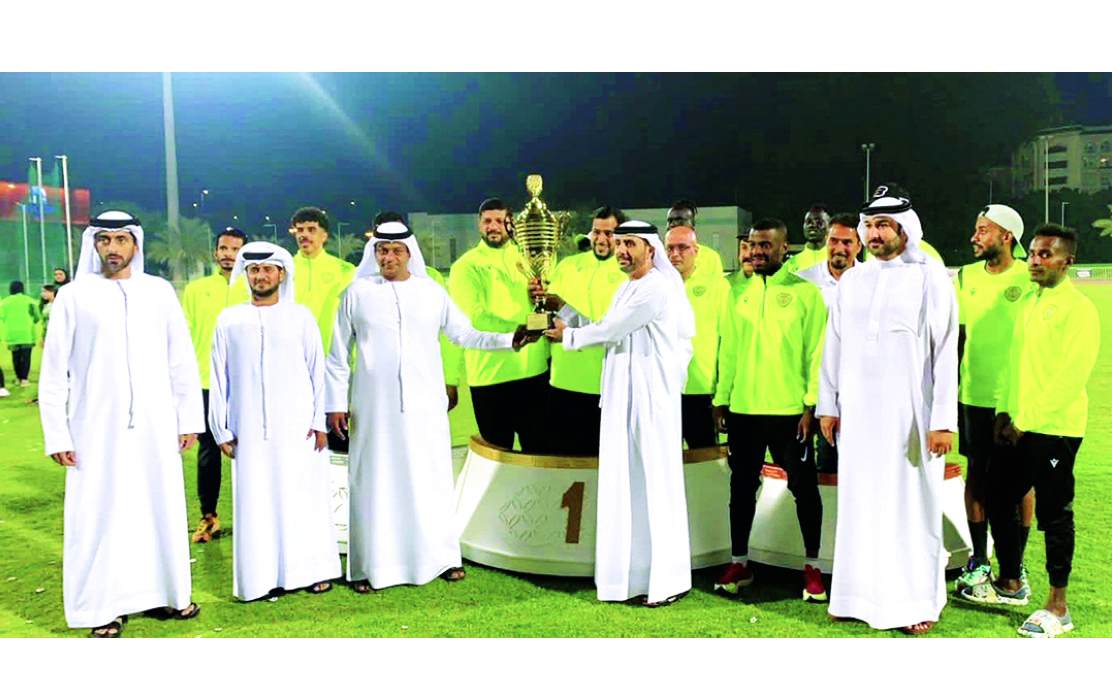 "جانب من مراسم التتويج | البيان"