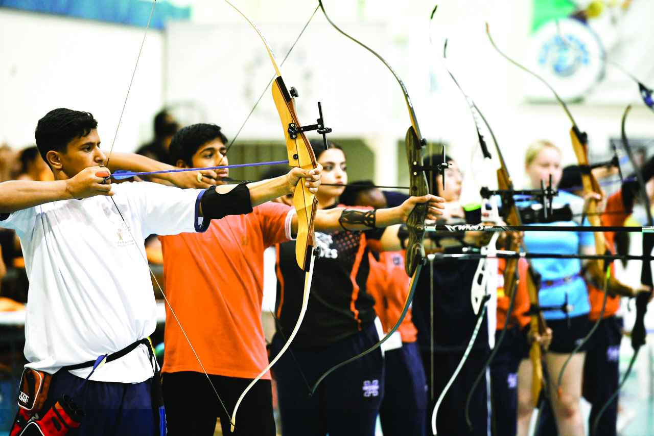 "جانب من منافسة سابقة في «القوس والسهم » | أرشيفية"