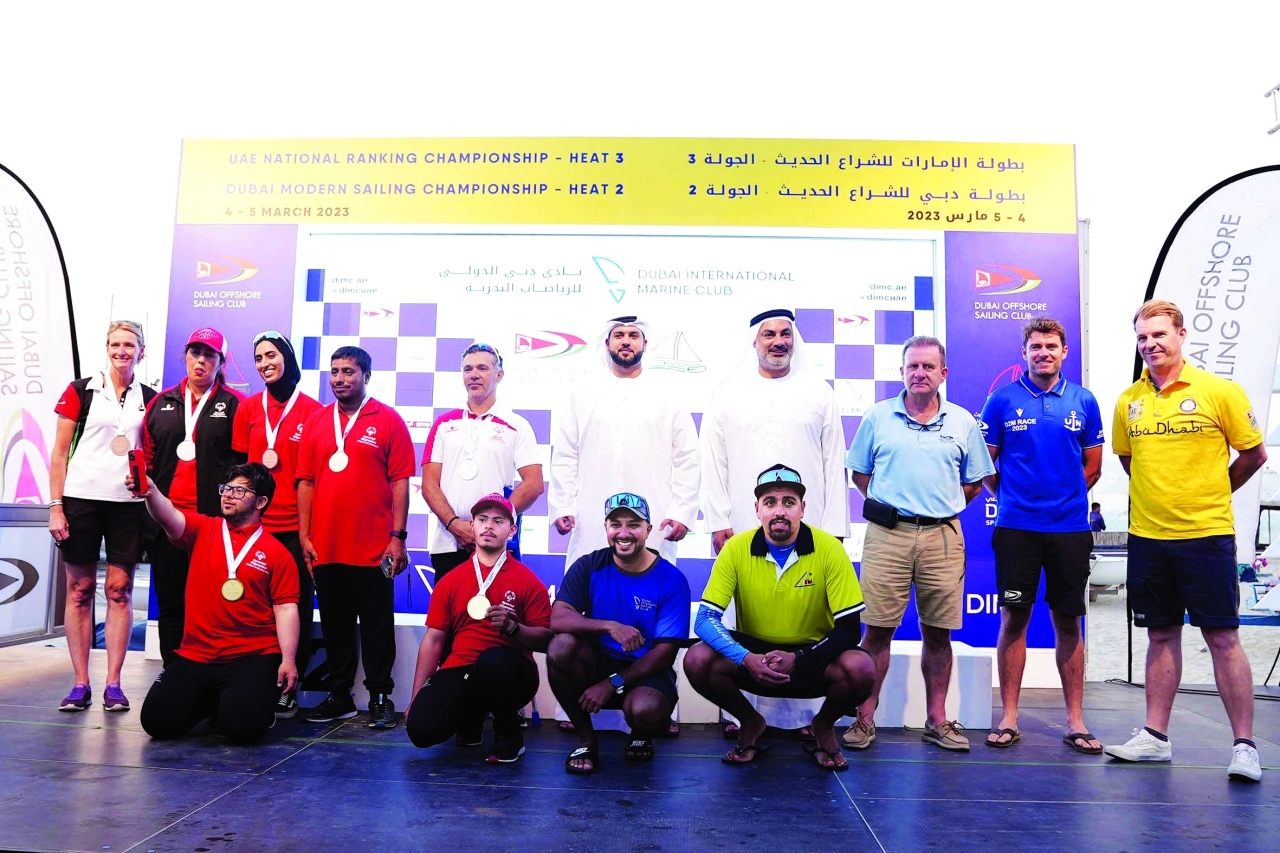 "جانب من مراسم تكريم المشاركين في السباق | البيان"