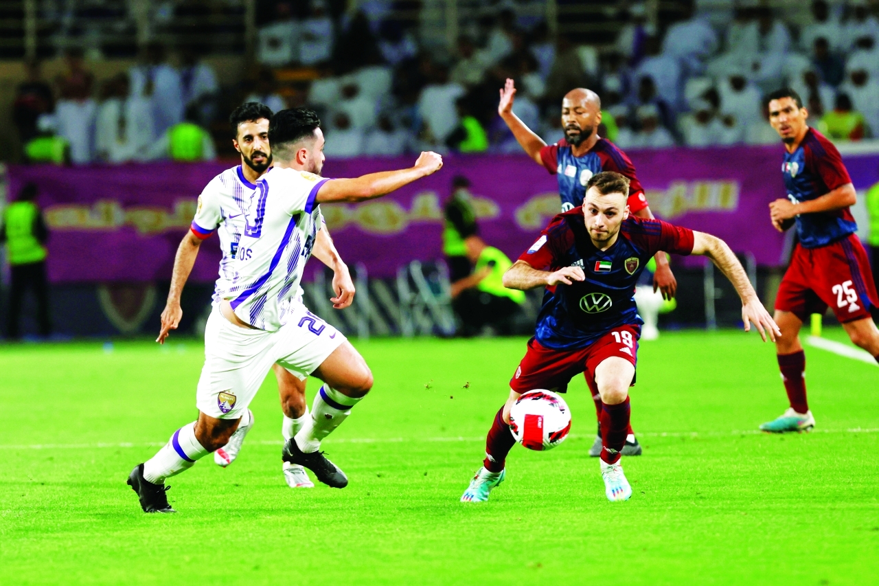 "العين نجح في المهمة وتجاوز الوحدة في «الكلاسيكو» | تصوير: سيف الكعبي"