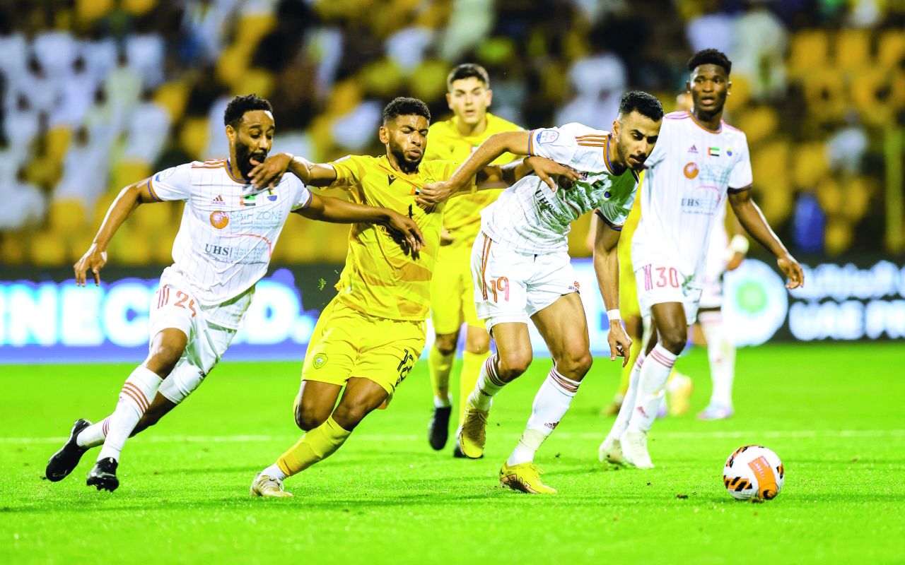 "الوصل والشارقة تعادل ليس بوقته للفريقين | تصوير: عيسى البلوشي"