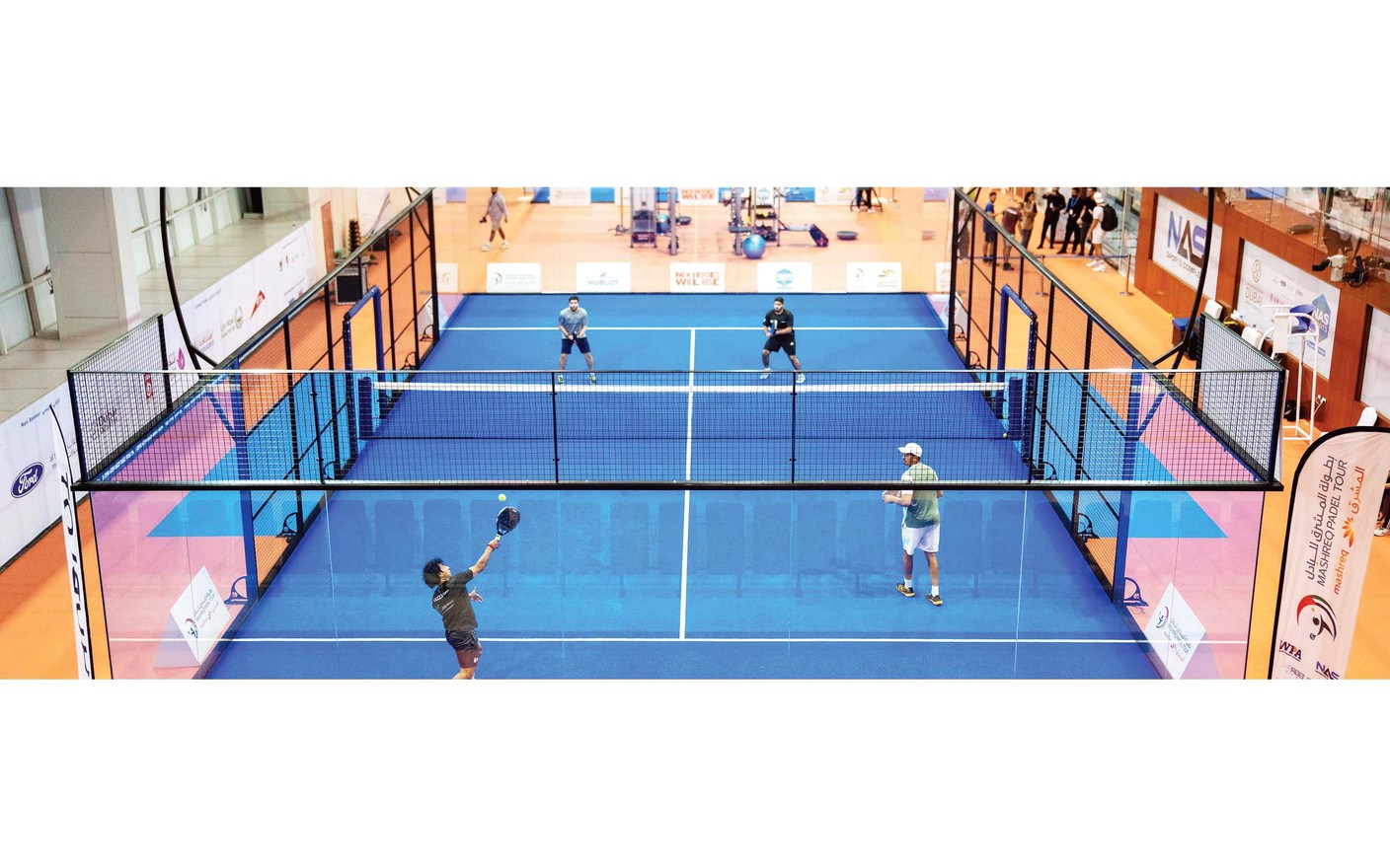 "من مباريات البادل في ند الشبا | البيان"