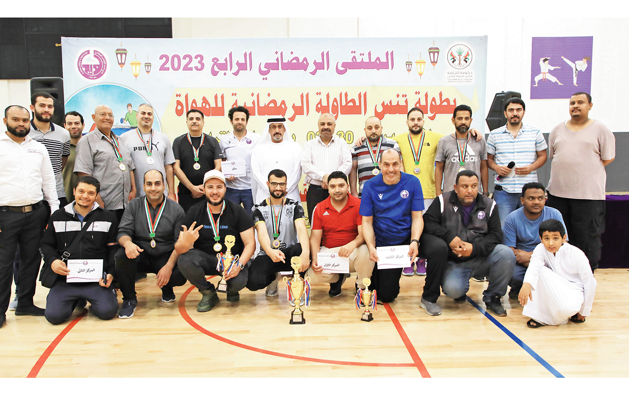 نادي الذيد يكرّم الفائزين في بطولة تنس الطاولة الرمضانية