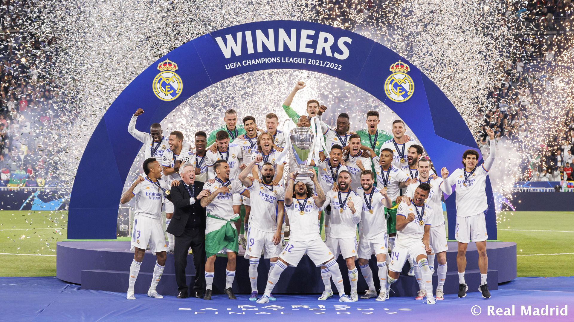 ريال مدريد يتلقى 133 مليون يورو مكافأة تتويجه بدوري الأبطال