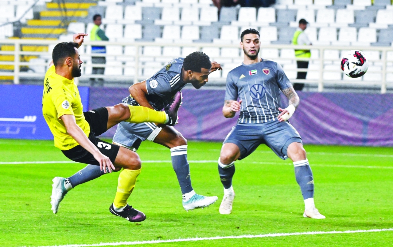 "الوحدة تخطى البرج في المباراة الأولى | تصوير: سيف الكعبي"