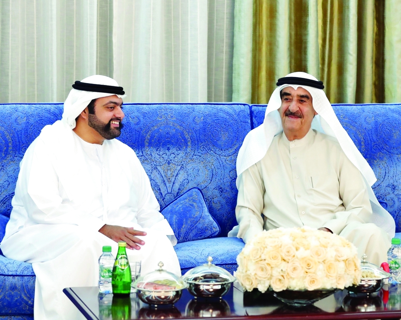 "حاكم أم القيوين في حديث مع ولي عهد الفجيرة"