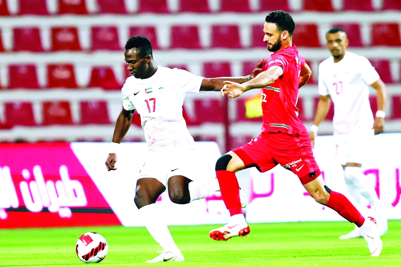 "جانب من لقاء شباب الأهلي والبطائح | البيان"