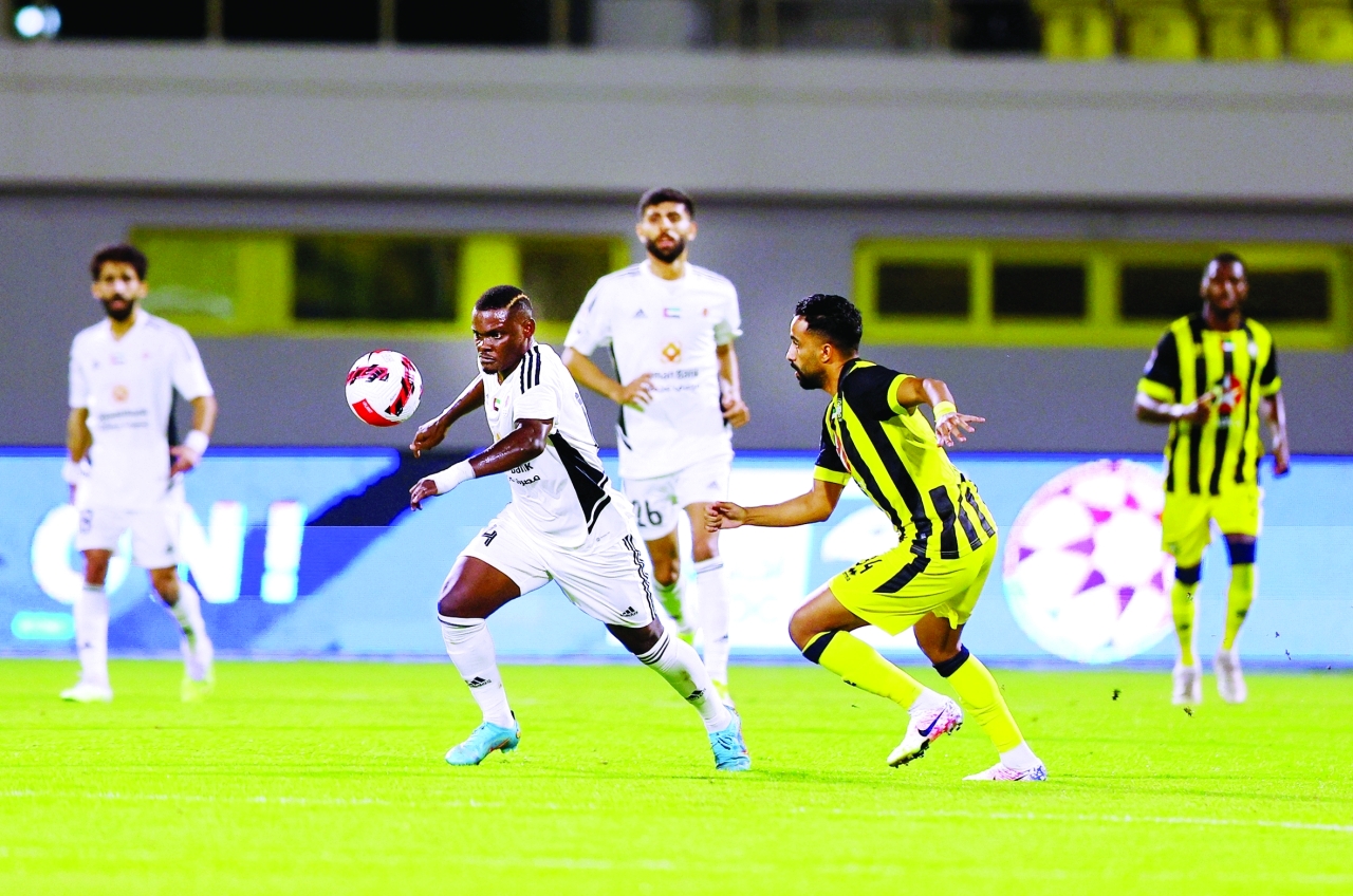 "جانب من لقاء عجمان واتحاد كلباء | تصوير: زيشان أحمد"