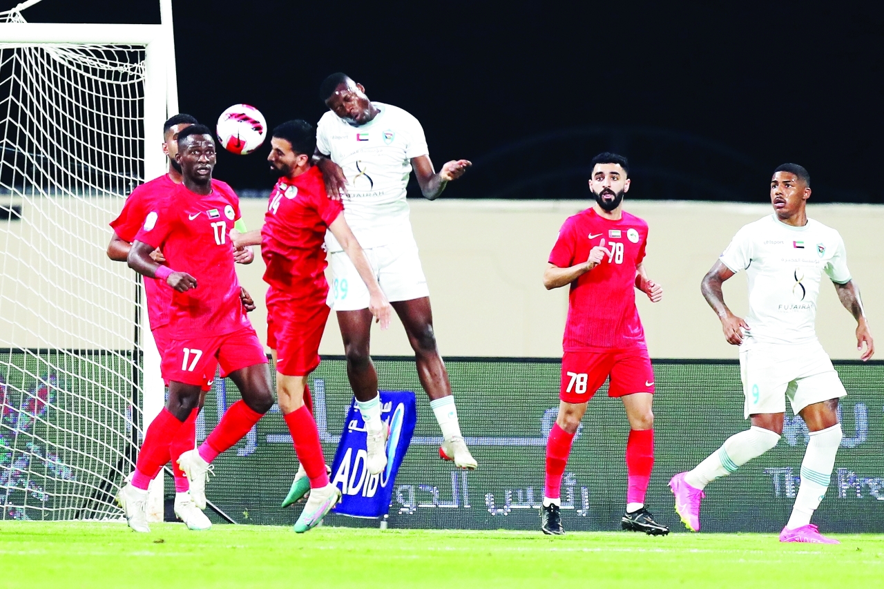 "جانب من لقاء البطائح ودبا الفجيرة | تصوير : إبراهيم صادق"