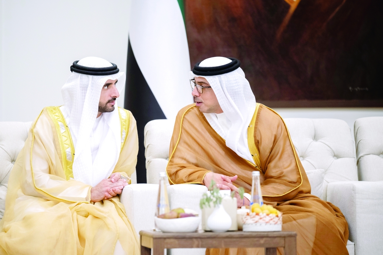 "منصور بن زايد وحمدان بن محمد"