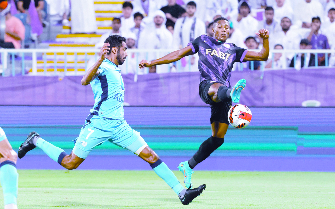 "بني ياس تعادل مع العين في مباراة مثيرة | تصوير:  سيف الكعبي"