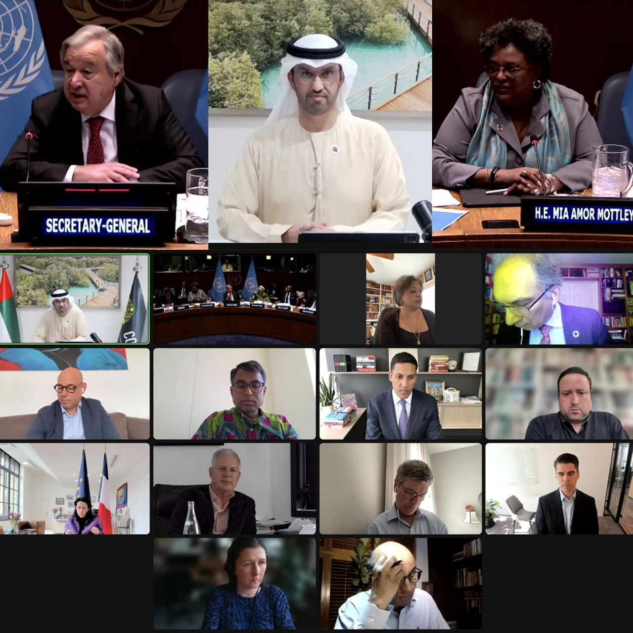 الرئيس المعيّن لـ COP28 يدعو إلى إحراز تقدم في تطوير مؤسسات التمويل الدولية