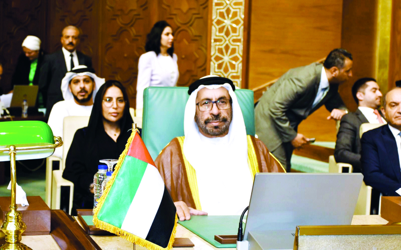 "خلال مشاركة خليفة المرر في اجتماعات الجامعة بالقاهرة | وام"