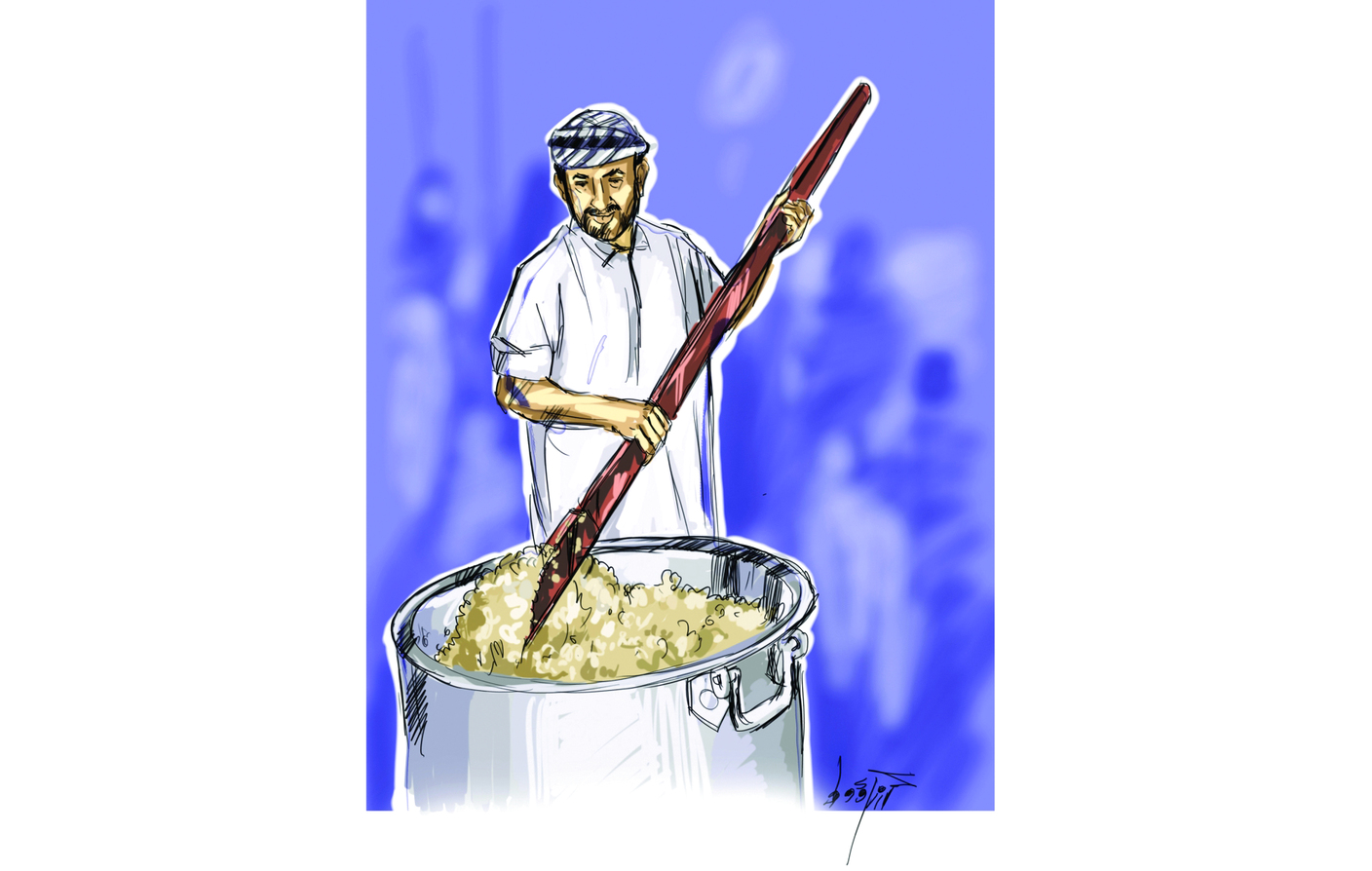 «الهريس» أكلة عربية أصيلة