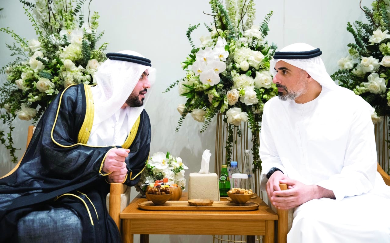 "خالد بن محمد بن زايد خلال حضوره الحفل | وام"