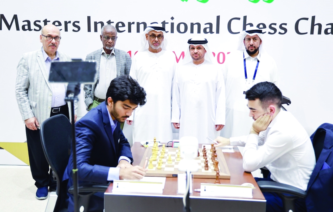 "حميد العبار خلال افتتاح الجولة | البيان"