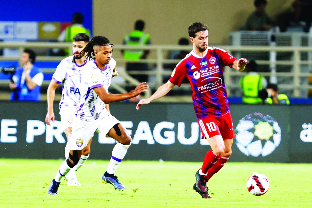 "جانب من لقاء العين والشارقة | تصوير: سيف الكعبي"