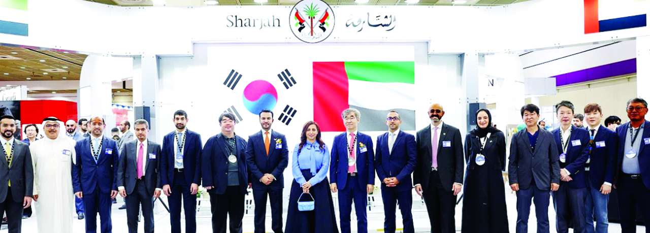 علم الإمارات يرفرف في «سيئول للكتاب» احتفاءً بالشارقة