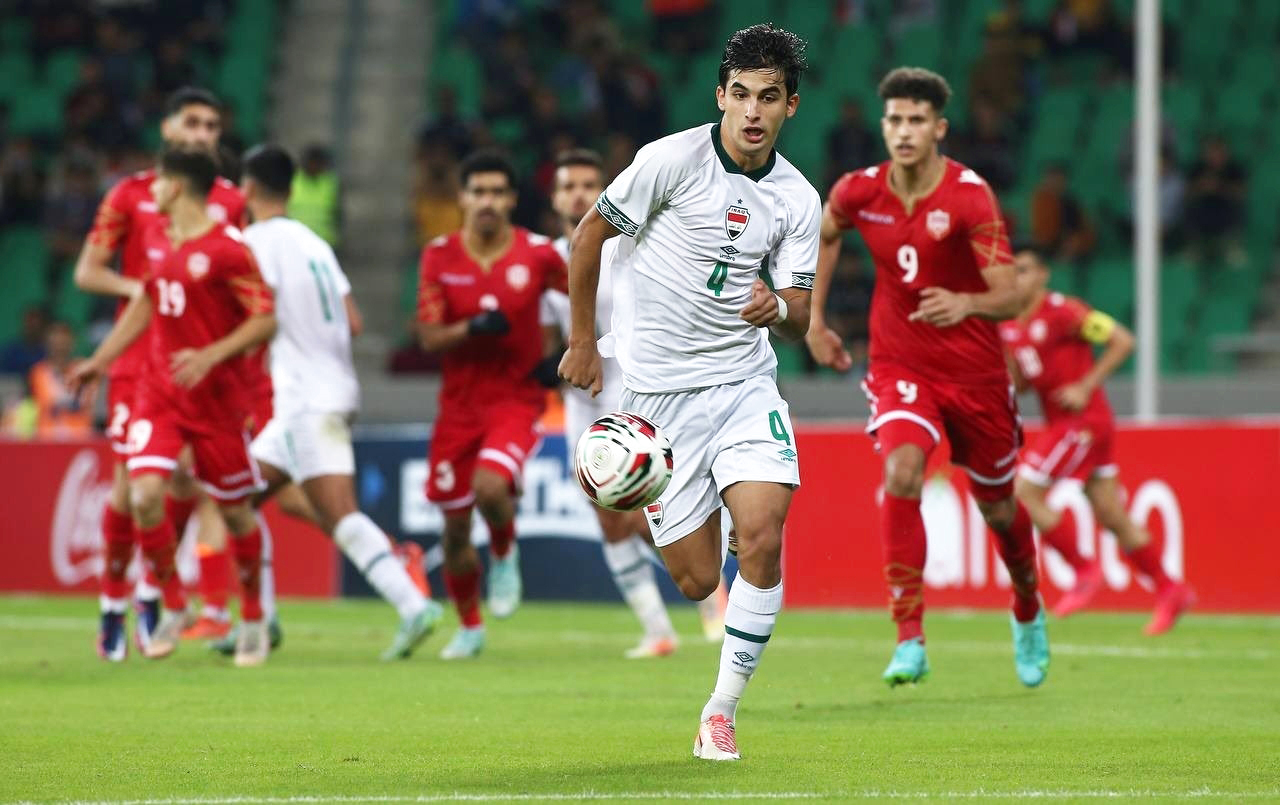 "من لقاء العراق وفلسطين في بطولة غرب آسيا - البيان"