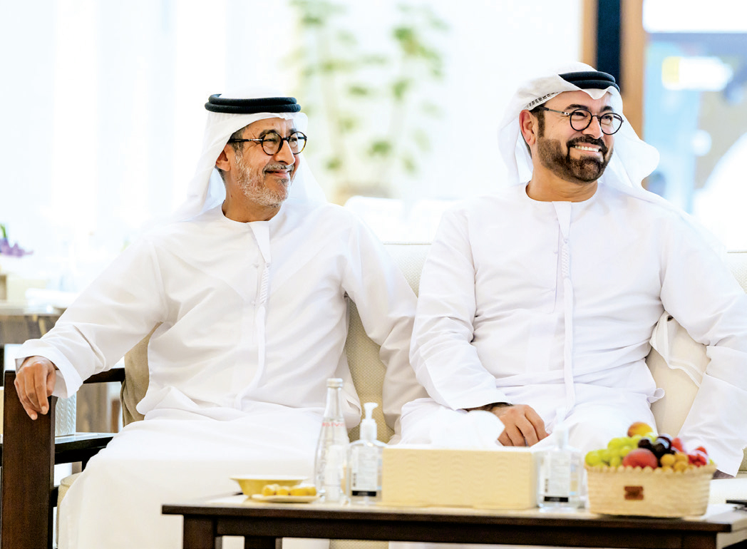 "راشد بن حمدان بن محمد آل نهيان ومحمد القرقاوي"