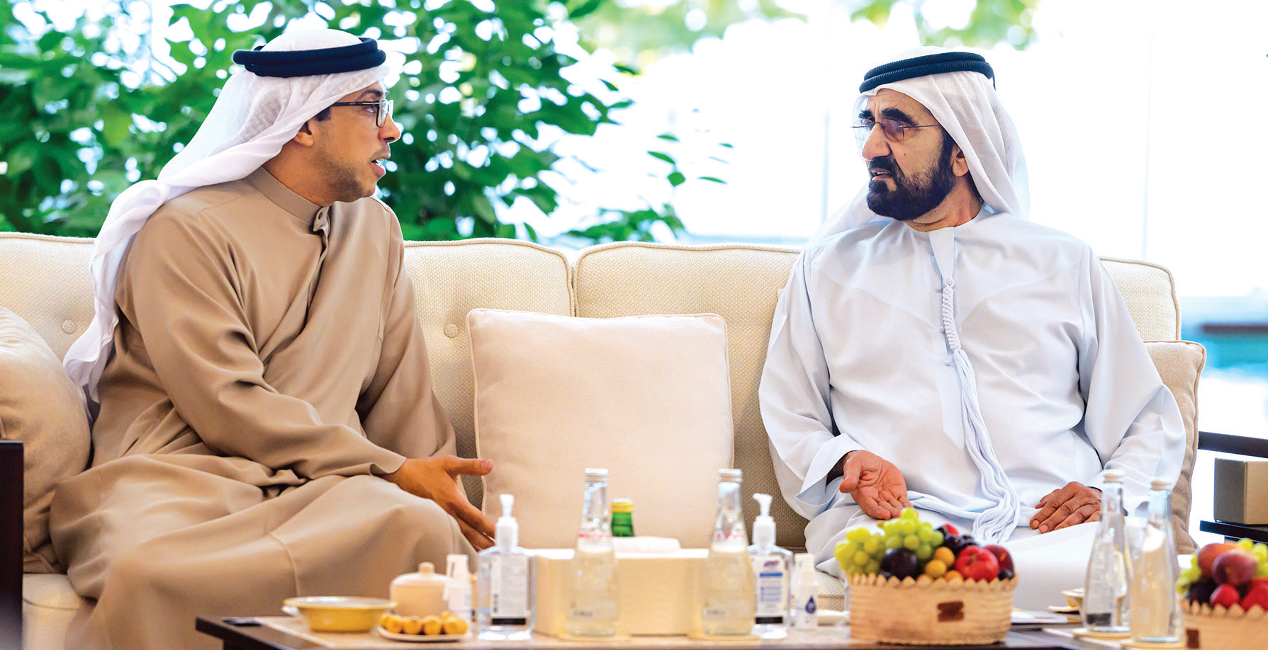 "محمد بن راشد ومنصور بن زايد"