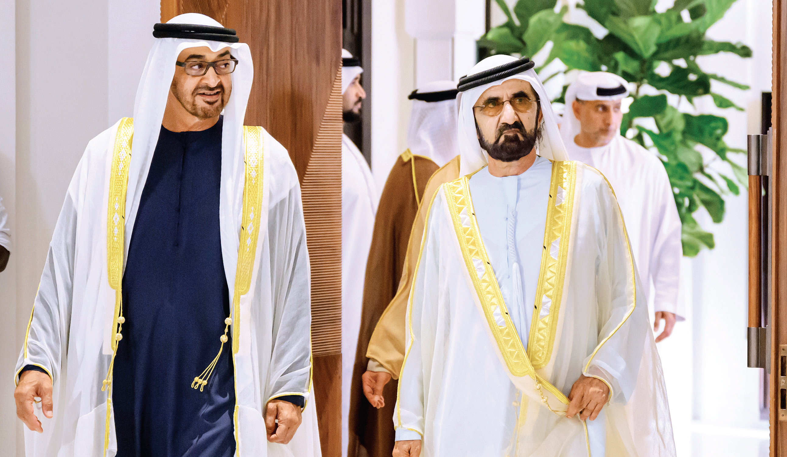 "محمد بن زايد ومحمد بن راشد"