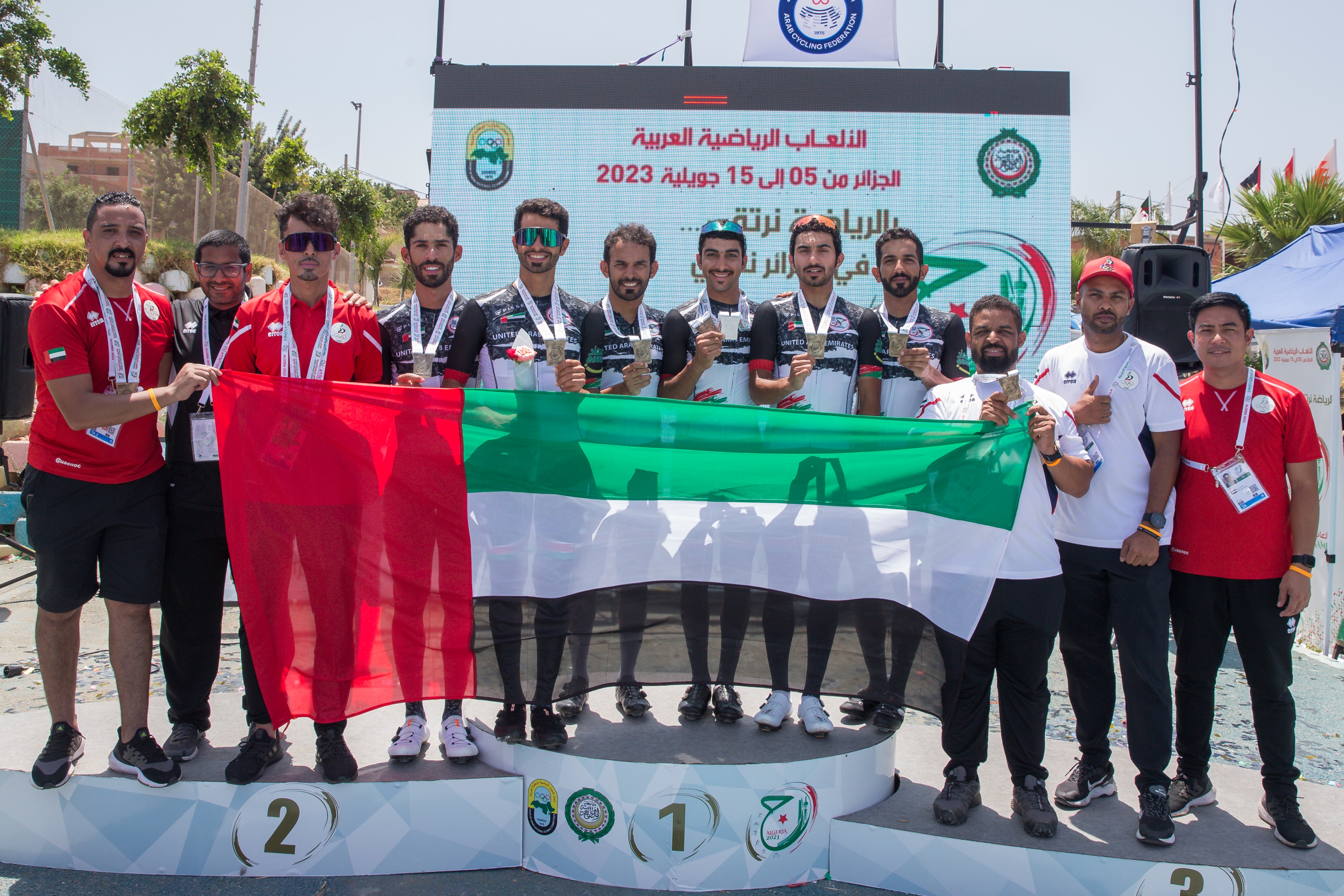 حصيلة بعثة الإمارات ترتفع لـ27 ميدالية بالدورة العربية