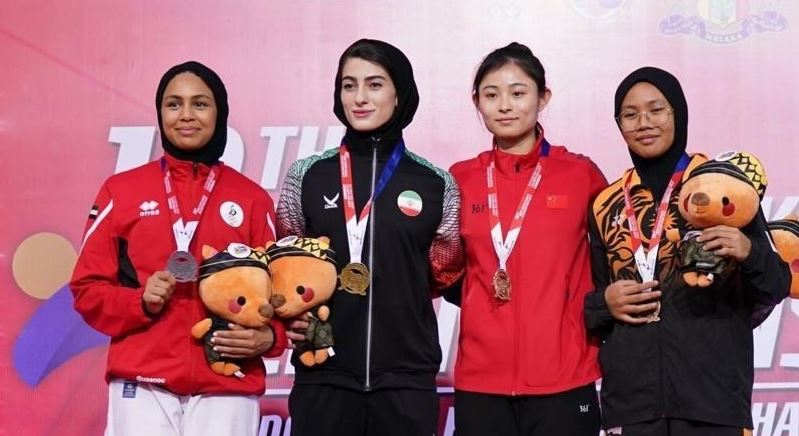 سارة العامري تهدي الإمارات فضية "كاراتيه آسيا"